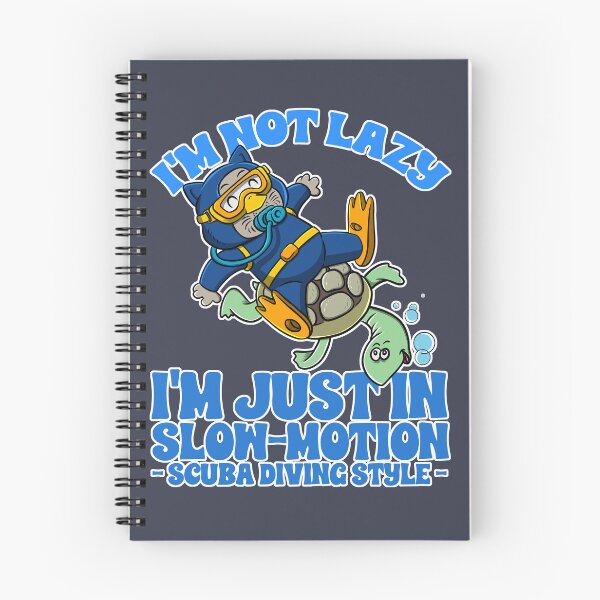 Item preview, I'm not lazy, I'm just in slow-motion scuba diving style designed and sold by ImaginarStore.