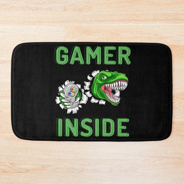 Item preview, Gamer Inside - Dinosaur Video Game Controller Mascot designed and sold by limos.