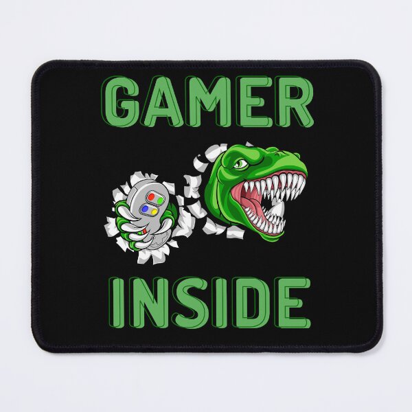 Item preview, Gamer Inside - Dinosaur Video Game Controller Mascot designed and sold by limos.