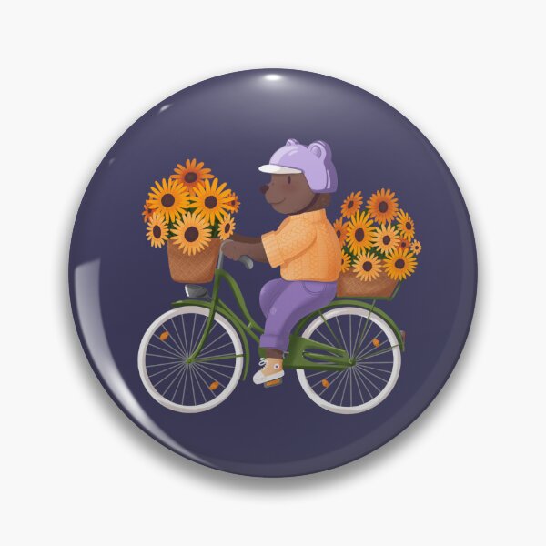 Artikelvorschau, Blumen-Bär auf dem Fahrrad entworfen und verkauft von ghules.