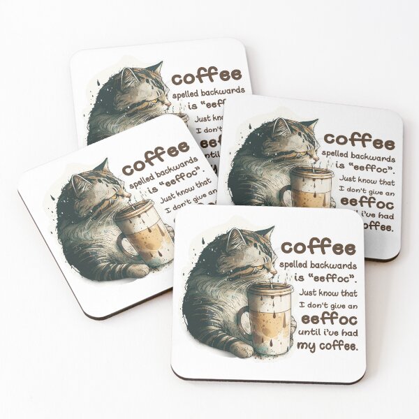Item preview, Coffee Spelled Backwards Is Eeffoc designed and sold by StylishDesigns_ByJohn.