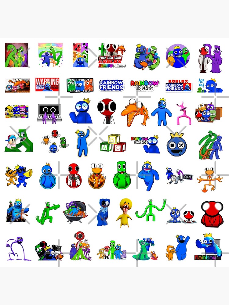 rainbow friends chapter 2 rainbow friends fnf rainbow friends roblox  rainbow friends animation rainb  Sticker for Sale by RetroPanache