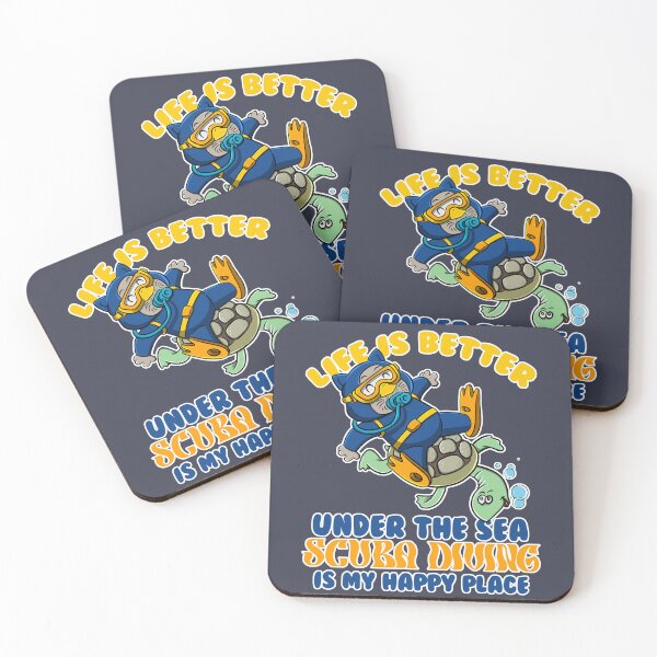 Item preview, Life is better under the sea scuba team : scuba diving is my happy place designed and sold by ImaginarStore.