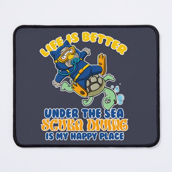 Item preview, Life is better under the sea scuba team : scuba diving is my happy place designed and sold by ImaginarStore.
