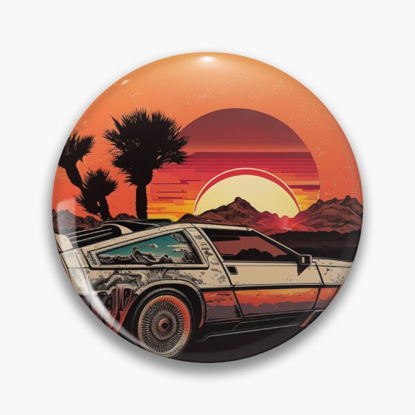 Item preview, Delorean Sunset designed and sold by Beastlypixels.
