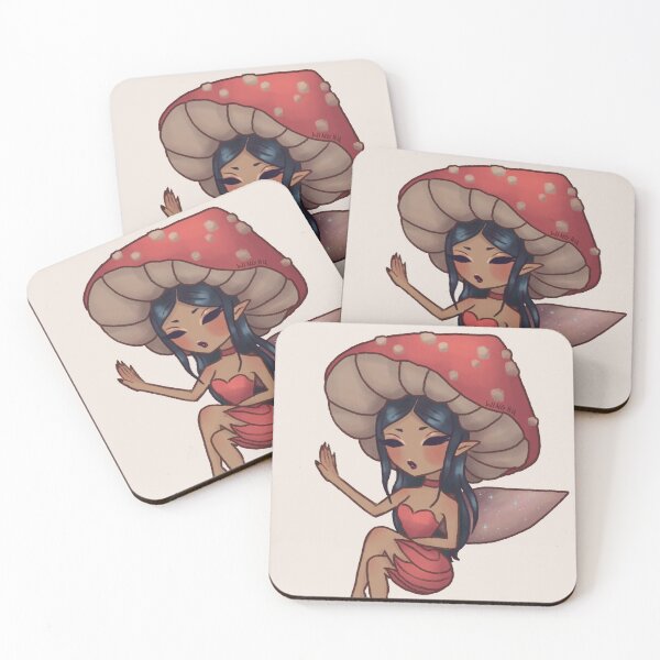 Item preview, Mushroom Fairy Red designed and sold by Jenna Wing-Hu.