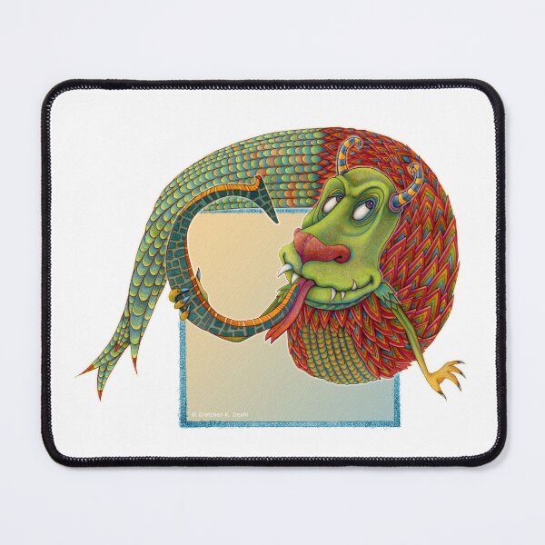 Item preview, Letter C - Alphabet - Monster - Guardian and Protector designed and sold by Gretchen Deahl.