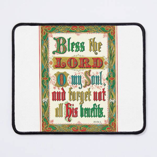 Item preview, Bless the Lord O my Soul - Psalms 103:2-5 designed and sold by Pictures With A Message.