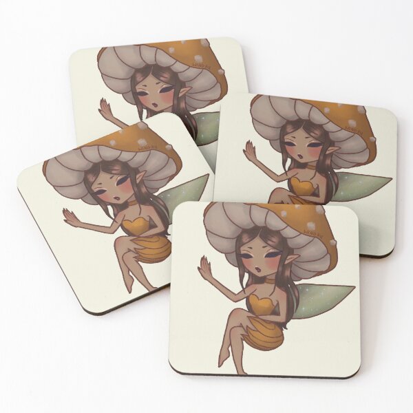Item preview, Mushroom Fairy Yellow designed and sold by Jenna Wing-Hu.