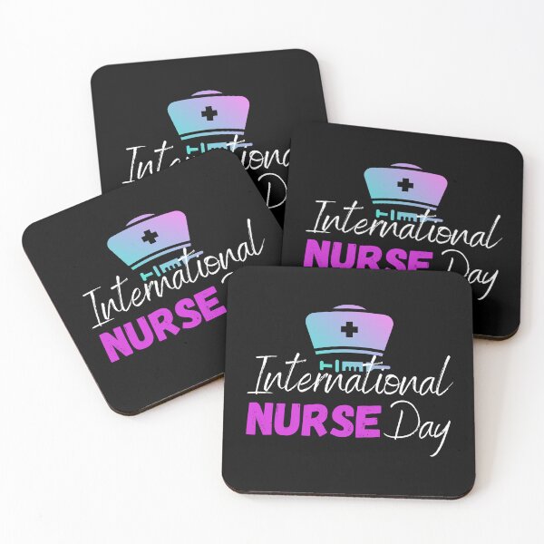 Item preview, Happy International Nurse Day Purple Stethoscope Heartbeat Gifts designed and sold by PrintOfi.