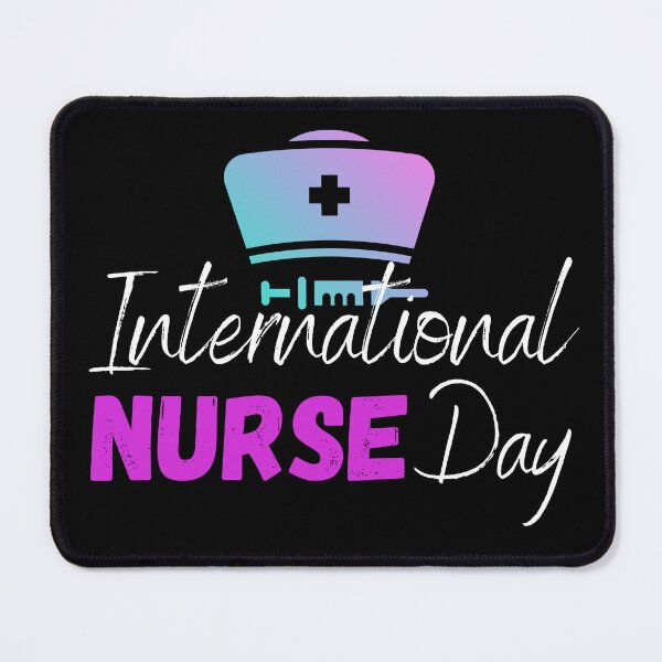 Item preview, Happy International Nurse Day Purple Stethoscope Heartbeat Gifts designed and sold by PrintOfi.