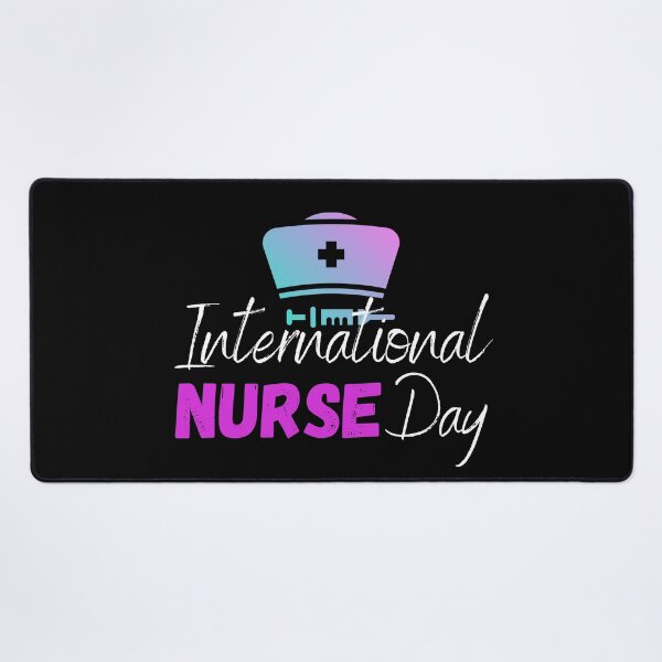 Item preview, Happy International Nurse Day Purple Stethoscope Heartbeat Gifts designed and sold by PrintOfi.