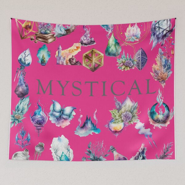 Item preview, MYSTICAL THINGS ON PINK designed and sold by ORIGENcreate.