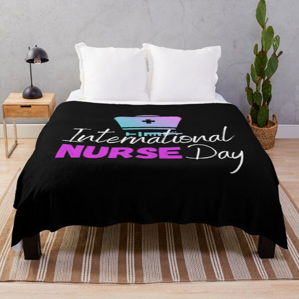 Item preview, Happy International Nurse Day Purple Stethoscope Heartbeat Gifts designed and sold by PrintOfi.