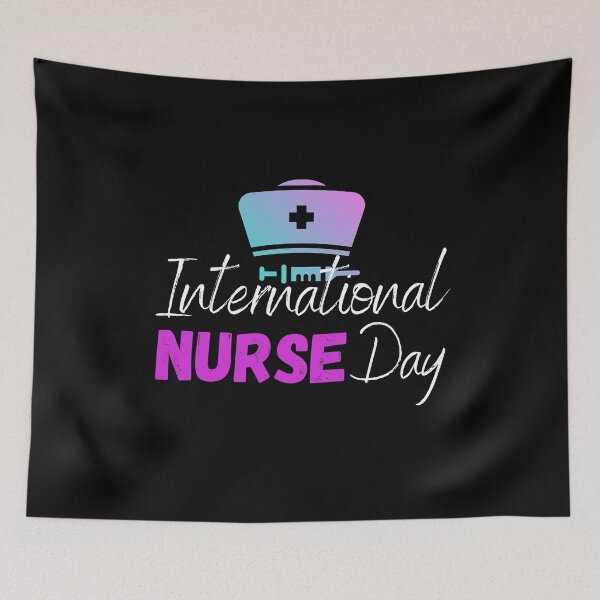 Item preview, Happy International Nurse Day Purple Stethoscope Heartbeat Gifts designed and sold by PrintOfi.