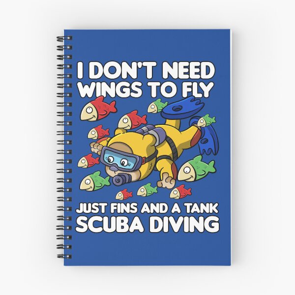 Item preview, I don't need wings to fly, just fins and a tank : scuba diving edition designed and sold by ImaginarStore.