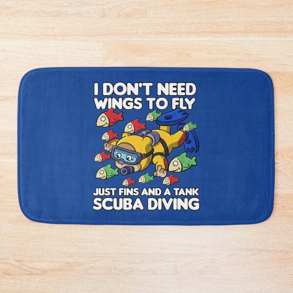 Item preview, I don't need wings to fly, just fins and a tank : scuba diving edition designed and sold by ImaginarStore.