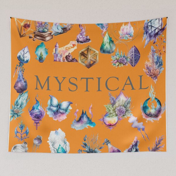 Item preview, MYSTICAL THINGS ON ORANGE designed and sold by ORIGENcreate.