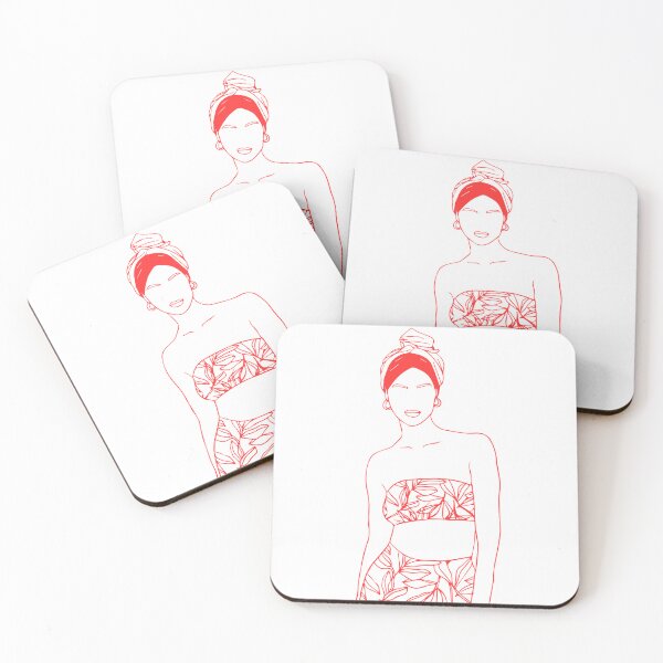 Item preview, Womens Freedom Afro style in red designed and sold by MobMarketdesign.