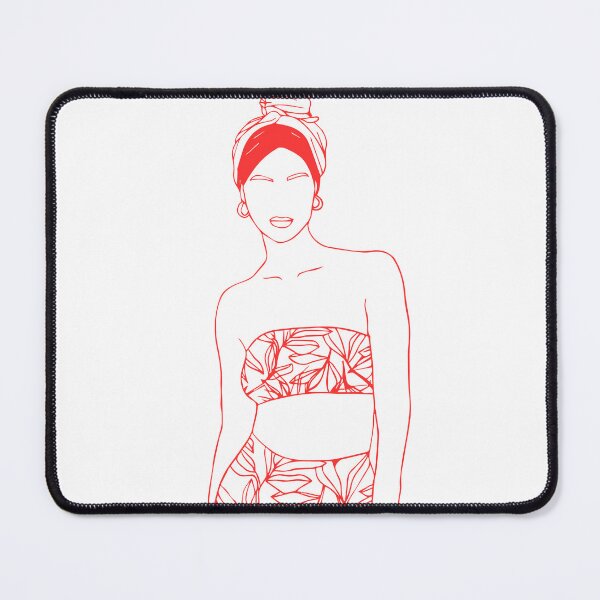 Item preview, Womens Freedom Afro style in red designed and sold by MobMarketdesign.