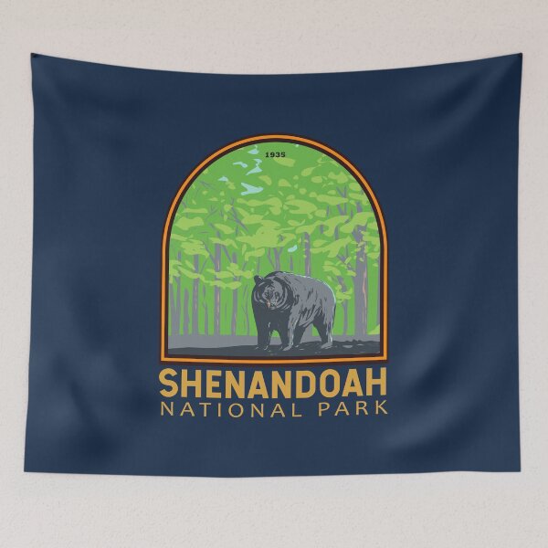 Item preview, Shenandoah National Park Black Bear Emblem designed and sold by KrisSidDesigns.