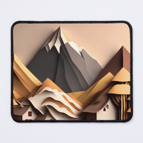 Item preview, Village Home Dream in Paper art style designed and sold by FormFinder.