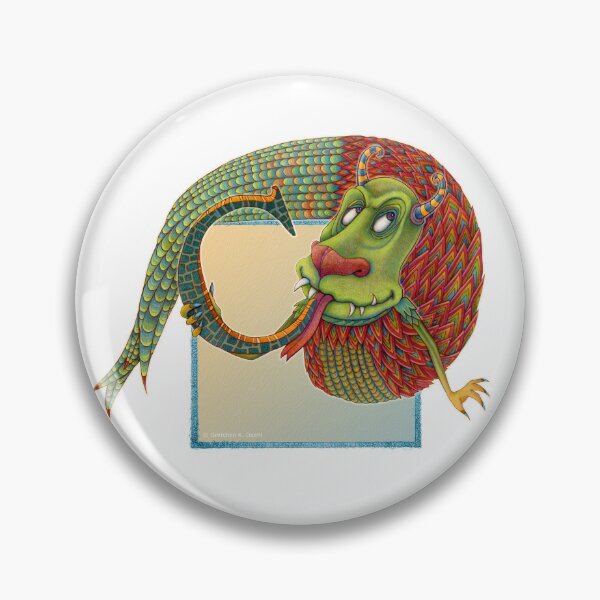 Item preview, Letter C - Alphabet - Monster - Guardian and Protector designed and sold by Gretchen Deahl.