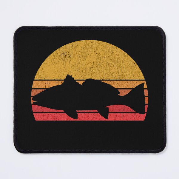 Item preview, Redfish Fishing Retro Sunset Fisherman designed and sold by Jon S.