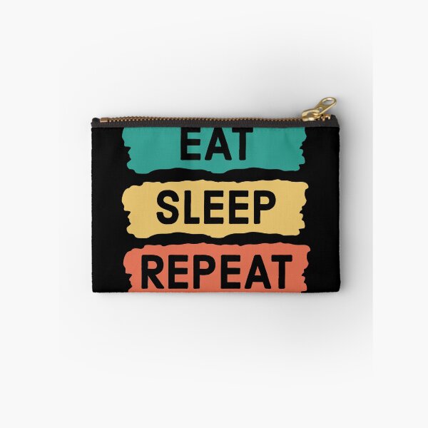 Item preview, "Eat Sleep Repeat" Design | Minimalist Apparel designed and sold by SimpliText.