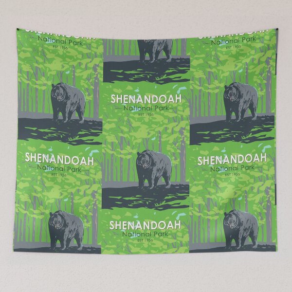 Item preview, Shenandoah National Park Black Bear Vintage designed and sold by KrisSidDesigns.