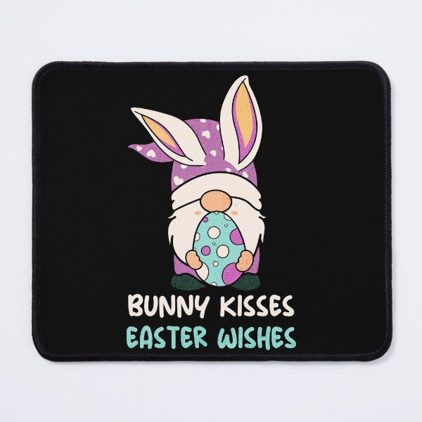 Item preview, Bunny Kisses Easter Wishes - Easter Gnome Purple designed and sold by Trinket-Trickster.