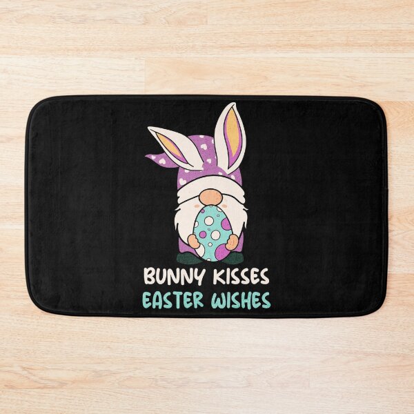 Item preview, Bunny Kisses Easter Wishes - Easter Gnome Purple designed and sold by Trinket-Trickster.