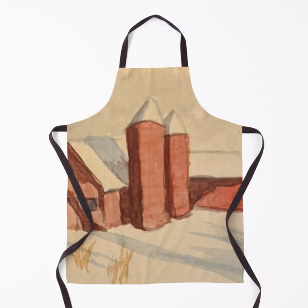 Item preview, Red Snowy Barn designed and sold by Nicole Hanson.