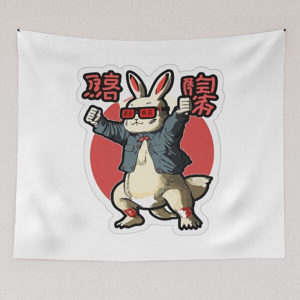 Item preview, Japanese Rabbit Celebrate designed and sold by Colorful Dreams.