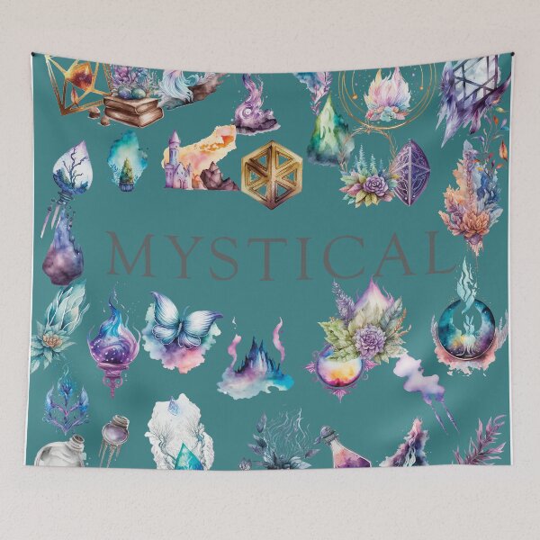 Item preview, MYSTICAL THINGS ON TURQUOISE designed and sold by ORIGENcreate.