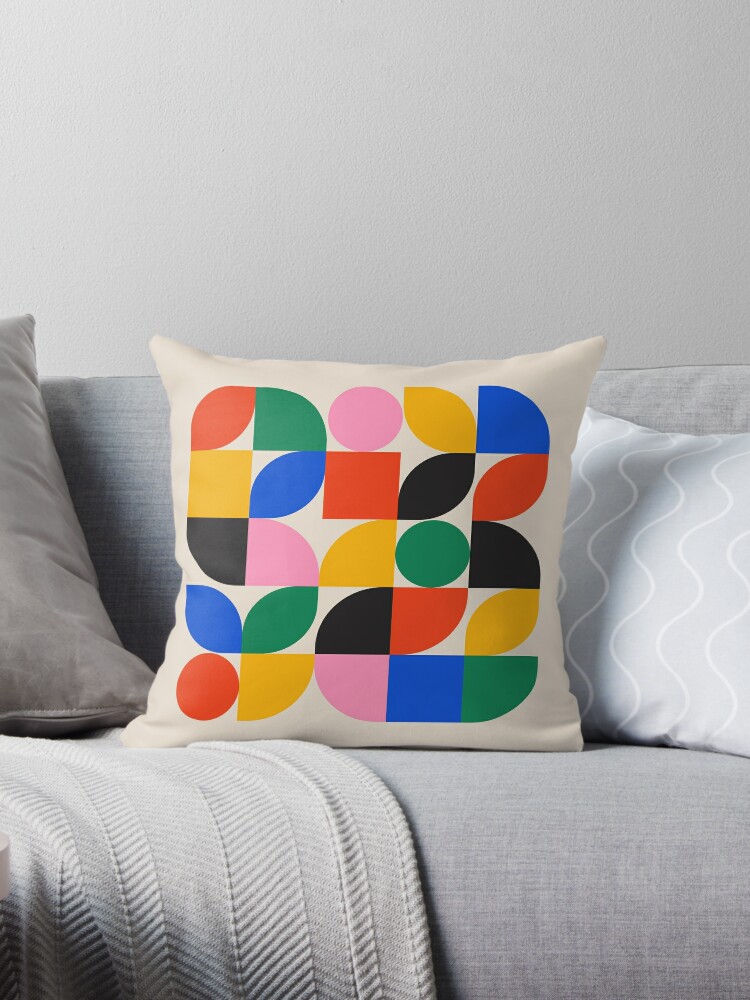BAUHAUS 06: Exhibition 1923, Mid Century Series Throw Pillow for Sale by  karanwashere