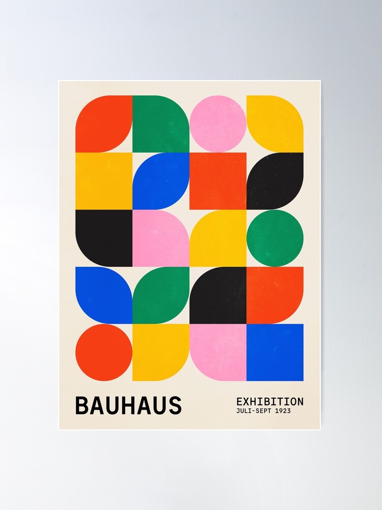 Bauhaus Exhibition 1923 Poster - Classic Modernism – suiterior