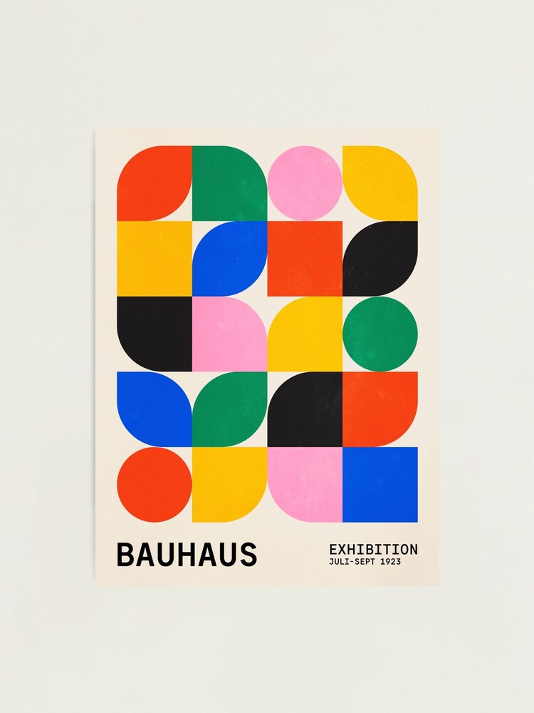 BAUHAUS 06: Exhibition 1923, Mid Century Series Photographic Print for  Sale by karanwashere