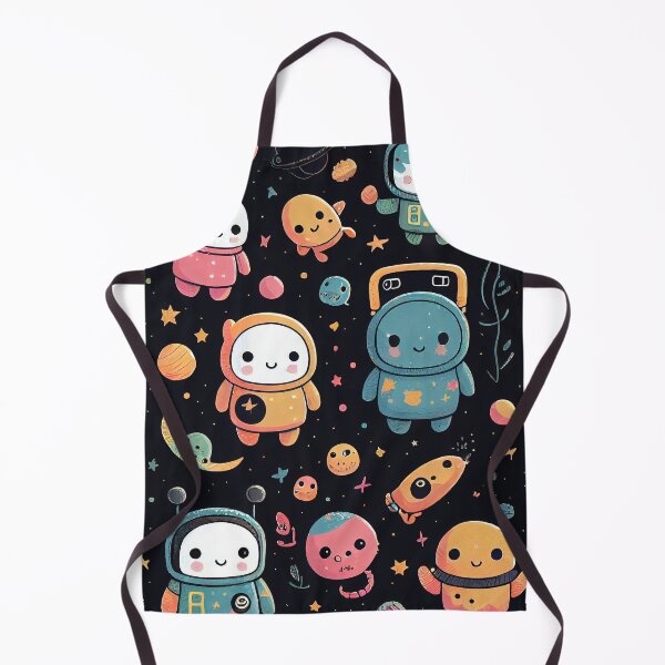Item preview, Colorful cute aliens Pattern designed and sold by CutePatternsRB.