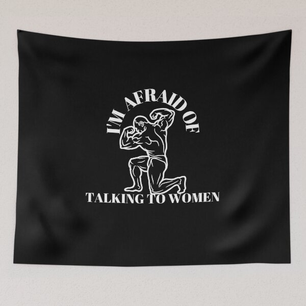 Item preview, I'm Afraid Of Talking To Women Bodybuilding Workout Vintage designed and sold by Mohamedprf.