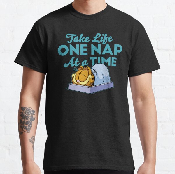 Garfield Take Life One Nap At A Time Garfield Classic T-Shirt