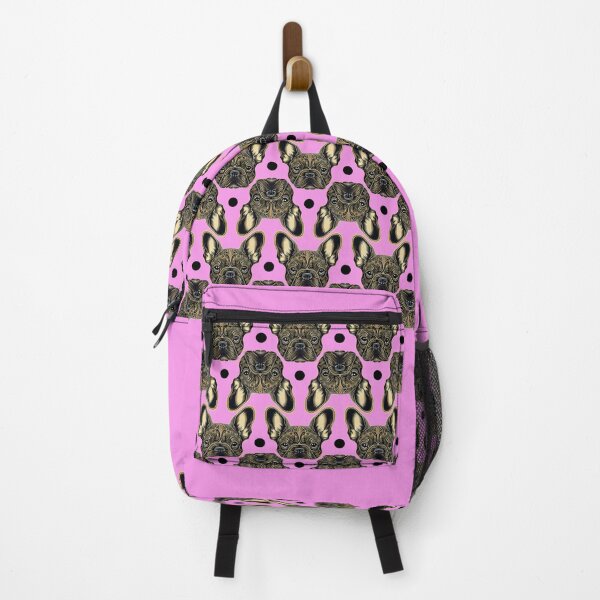 Item preview, Pink French bulldog pattern designed and sold by Designs by Sean Z.