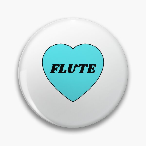 Item preview, I heart flute - I love my flute - flute player musician designed and sold by Inspirationmotivation.