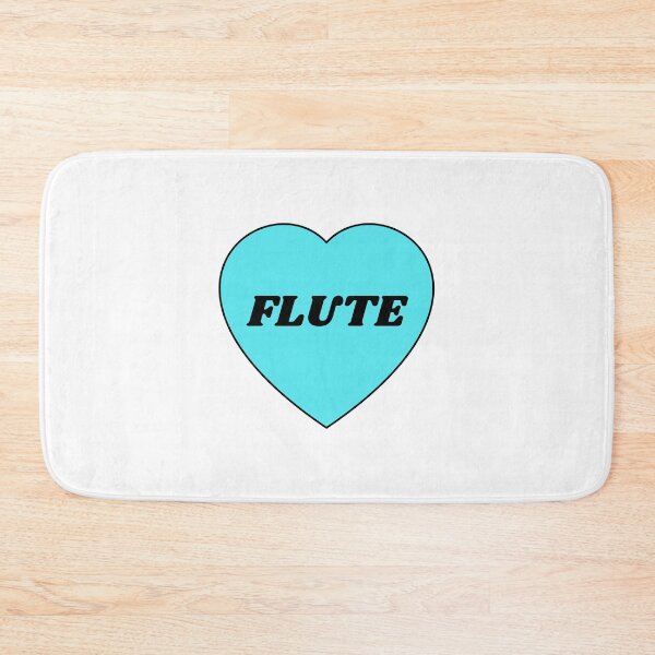 Item preview, I heart flute - I love my flute - flute player musician designed and sold by Inspirationmotivation.