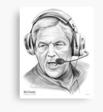 Kirk Ferentz Canvas Print