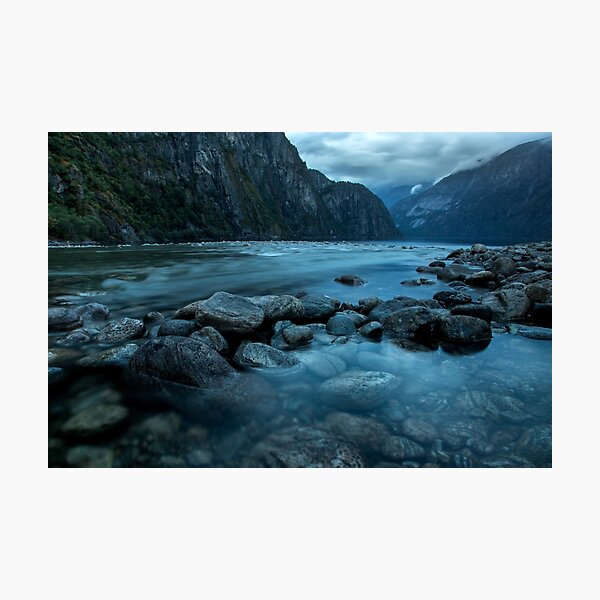 River in Norway | Nature by night Photographic Print