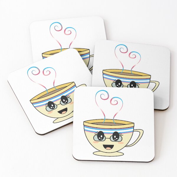Item preview, Equalitea Transgender Flag Pride w/ lashes and glasses designed and sold by qteapiecastle.