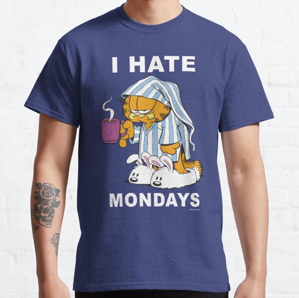 Garfield I Hate Mondays Coffee Garfield Classic T-Shirt