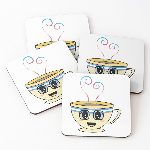 Item preview, Equalitea Transgender Flag Pride w/ lashes and tall glasses designed and sold by qteapiecastle.