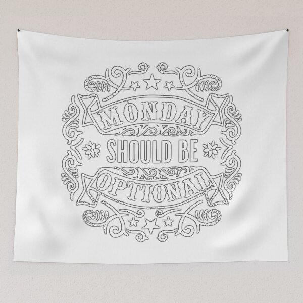 Item preview, monday should be optional designed and sold by ramwebroom.